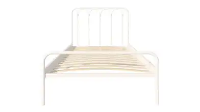 Металлическая кровать Corsa, цвет белый шагрень в спальню Askona фотография товара - 9 - превью